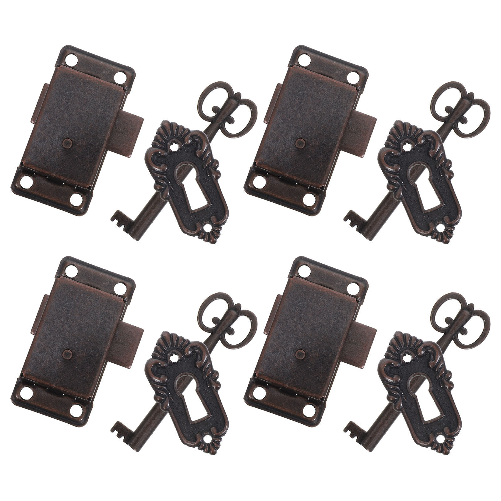 Furniture Hardware Replacement - 4 zestawy zamków do szafek, zamiennik