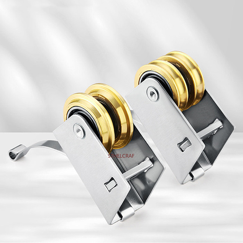 2 szt. Rolki do drzwi prysznic – Furniture Rails Hardware recenzja i cena