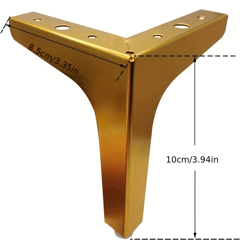 4 sztuki metalowych nóg do meb – Furniture Hardware Replacement recenzja i cena